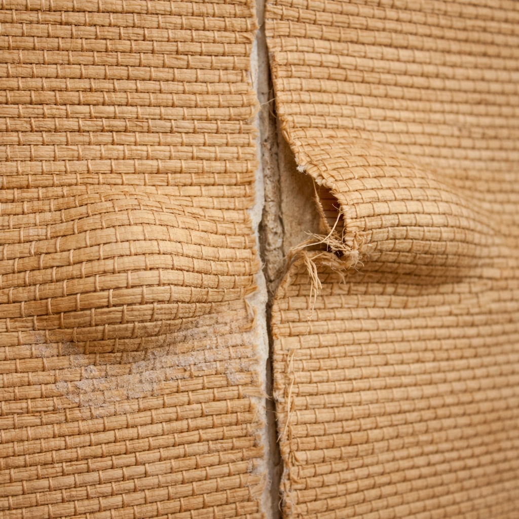Grasscloth wallpaper lifting, bubbling, or separating